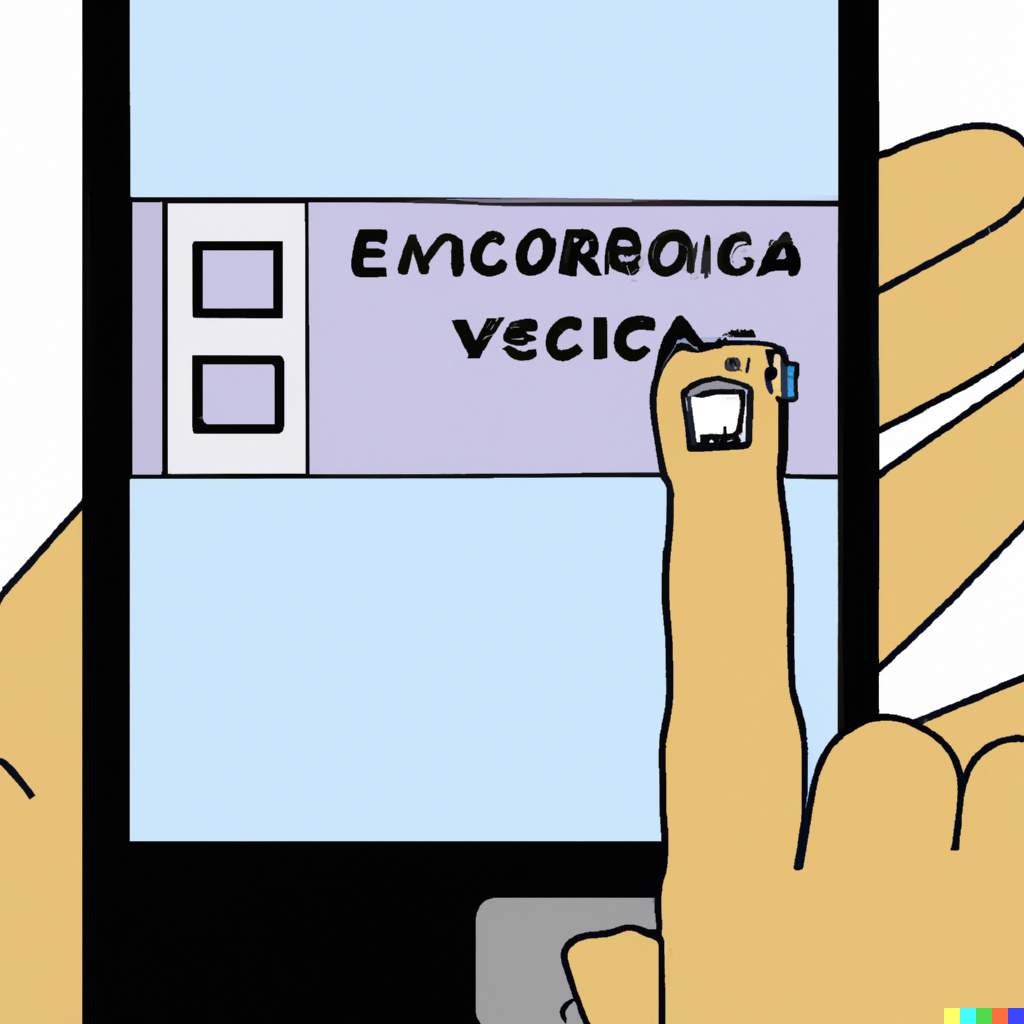 Imatge generada per la IA DALL-E per indicar el vot electrònic per internet.